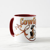 Cowgirl TASSE Schale (Vorderseite Links)