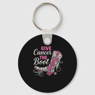 Cowgirl Texas Southern Give Cancer B Schlüsselanhänger