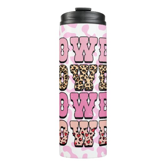 Cowgirl Thermosbecher (Vorderseite)