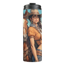 Cowgirl Thermosbecher
