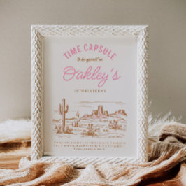 Cowgirl Time Kapselunterschrift | Party des Wester