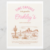 Cowgirl Time Kapselunterschrift | Party des Wester