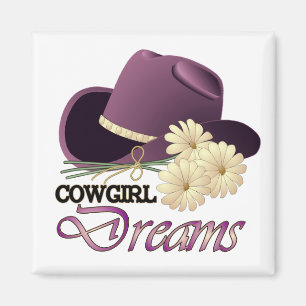 Cowgirl träumt MAGNETEN Magnet