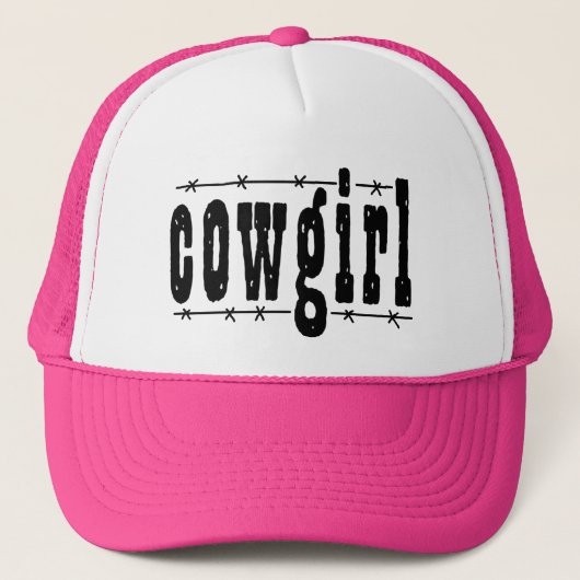 Cowgirl Truckerkappe (Vorderseite)