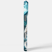 Cowgirl und Pferd teilen einen Mondlicht-Moment Case-Mate iPhone Hülle (Rückseite / Rechts)