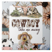 COWGIRL UNTERSETZER (Vorderseite)