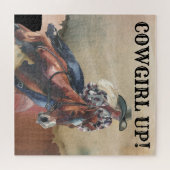 Cowgirl Up Horseback Riding West Hard Puzzle (Horizontal)