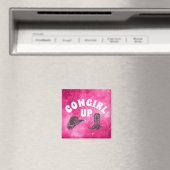 Cowgirl Up Pink Magnet (In Situ (Geschirrspüler))