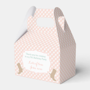 Cowgirl Vaquera peach floral Cowboy Stiefel Antler Geschenkschachtel