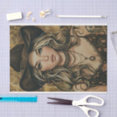 Cowgirl Vibes18 Seidenpapier (Handwerk)