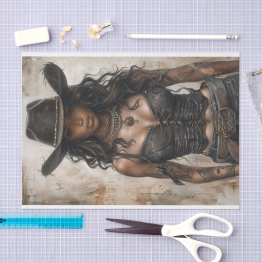 Cowgirl Vibes 24 Seidenpapier (Handwerk)