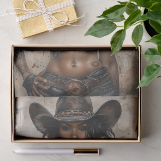 Cowgirl Vibes 25 Seidenpapier (Geschenk)
