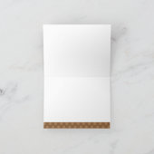 Cowgirl Vielen Dank Hinweis Dankeskarte (Innenseite)