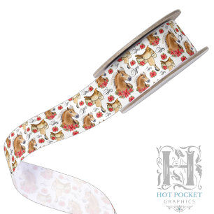 Cowgirl-Weihnachten Satinband
