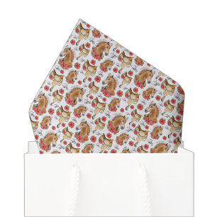 Cowgirl Weihnachten Seidenpapier