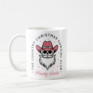 Cowgirl Weihnachtsklub Mädchen Squad Crew Kaffeetasse
