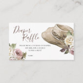 Cowgirl Western Babydusche Windelwanne Begleitkarte (Vorderseite)