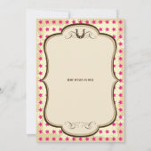 Cowgirl Western Geburtstag Einladung (Rückseite)