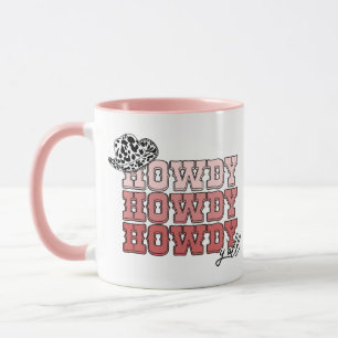 Cowgirl Western hat Howdy Y'all rodeo Tasse