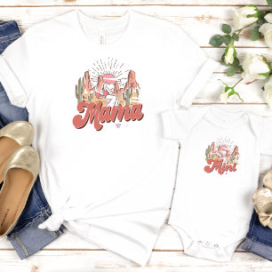 Cowgirl Western Mommy und ich Match Geburtstag T-Shirt