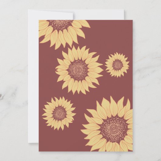 Cowgirl Western Retro-Brautparty Einladung (Rückseite)