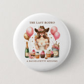 Cowgirl Western Rodeo Button (Vorderseite)