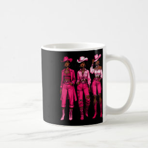 Cowgirl Western Rodeo Melanin Juneteenth Black Sei Kaffeetasse