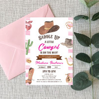 Cowgirl Western Rodeo Wild West Baby Dusche