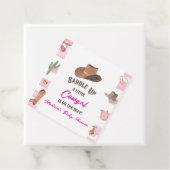 Cowgirl Western Rodeo Wild West Baby Dusche Geschenkanhänger (Beispiel)