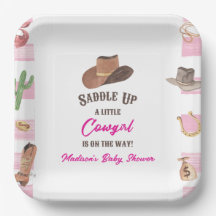 Cowgirl Western Rodeo Wild West Baby Dusche
