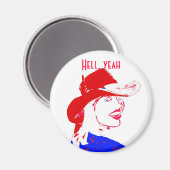Cowgirl Western Wear Magnet (Vorderseite/Rückseite)