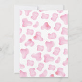 Cowgirl Western Zweiter 2. Geburtstag Einladungen (Rückseite)