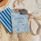 Cowgirl Whimsical Geburtstag Einladung