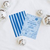 Cowgirl Whimsical Geburtstag Einladung