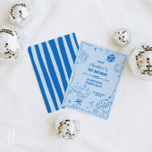 Cowgirl Whimsical Geburtstag Einladung