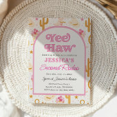 Cowgirl Wild West 2nd Rodeo Ranch Birthday Einladung