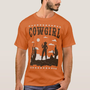 Cowgirl Wild West Country Bohemischer Western Boho T-Shirt