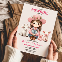 Cowgirl Wild West Rodeo Ranch Baby Dusche