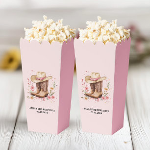 Cowgirl Wildblumen Bash Birthday Rosa Western Geschenkschachtel