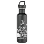 Cowgirl Wildwest Western Edelstahlflasche (Vorderseite)