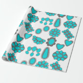 Cowgirl Wrapping Paper Geschenkpapier (Ungerollt)