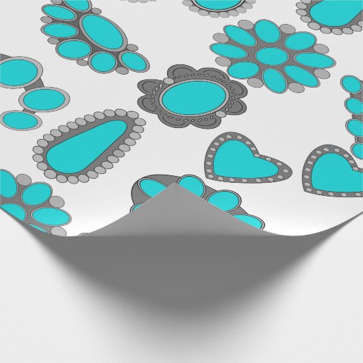 Cowgirl Wrapping Paper Geschenkpapier (Ecke)