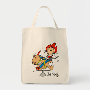Cowgirl Yee Haw T-Shirts und Geschenke Tragetasche