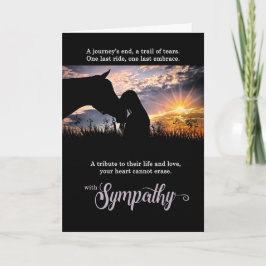Cowgirl Zender Moment Pferdefüßler Sympathiekarte Karte