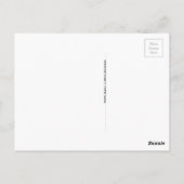 Cowgirl zieht dir große Stiefel an Postkarte (Rückseite)