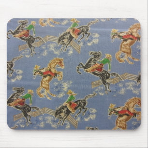 Cowgirlbronc-Reiter Mousepad
