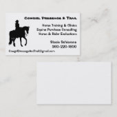 CowgirlDressage Visitenkarte (Vorne/Hinten)