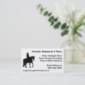 CowgirlDressage Visitenkarte (Stehend Vorderseite)