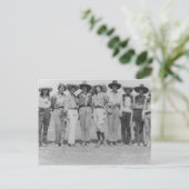 Cowgirls an den Cheyenne Frontier Days, 1929. Postkarte (Stehend Vorderseite)