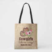 Cowgirls bringen mich weg rustikal florenrosa tasche (Vorderseite)